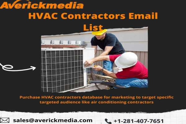 Get the best HVAC Contractors Email List in US